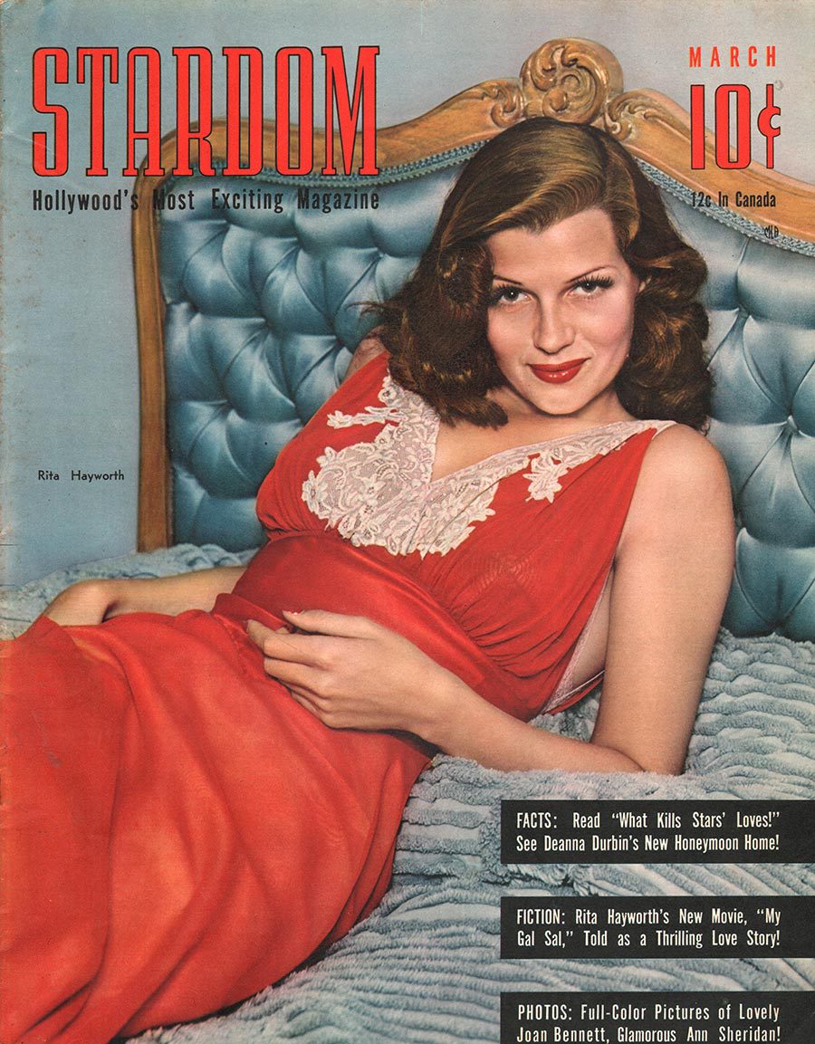STARDOM (40s) magazine side cover March 1942