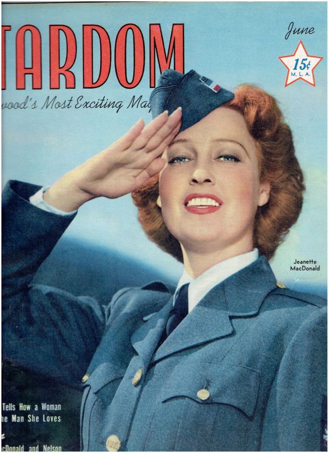 STARDOM (40s) magazine side cover June 1942