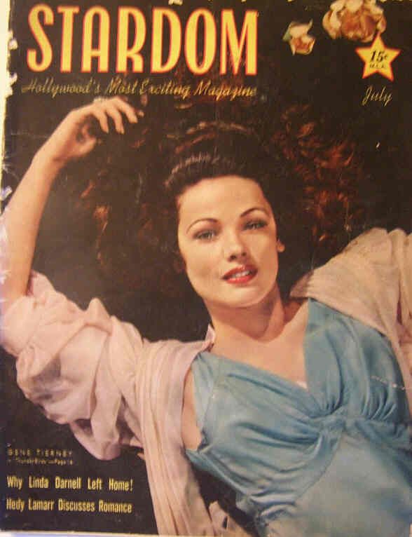 STARDOM (40s) magazine side cover July 1942