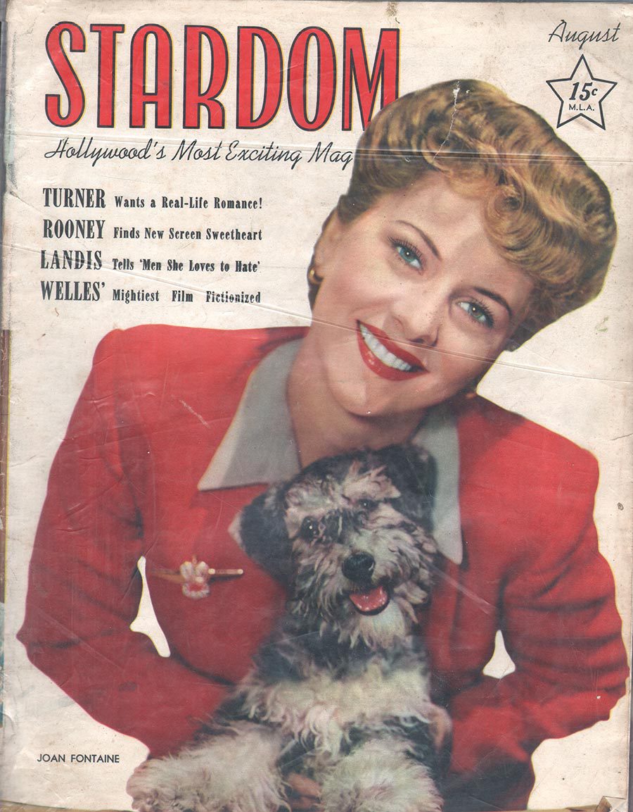 STARDOM (40s) magazine cover August 1942