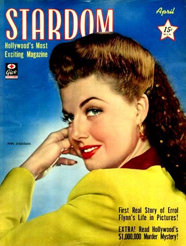 STARDOM (40s) magazine side cover April 1943