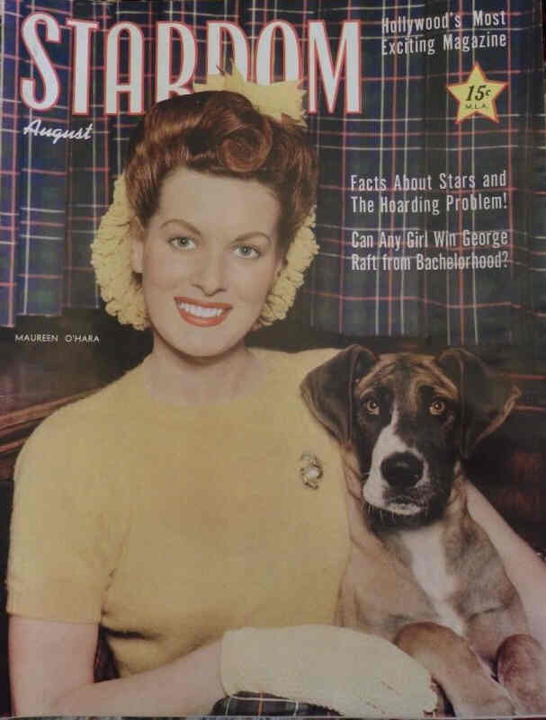 STARDOM (40s) magazine side cover August 1943