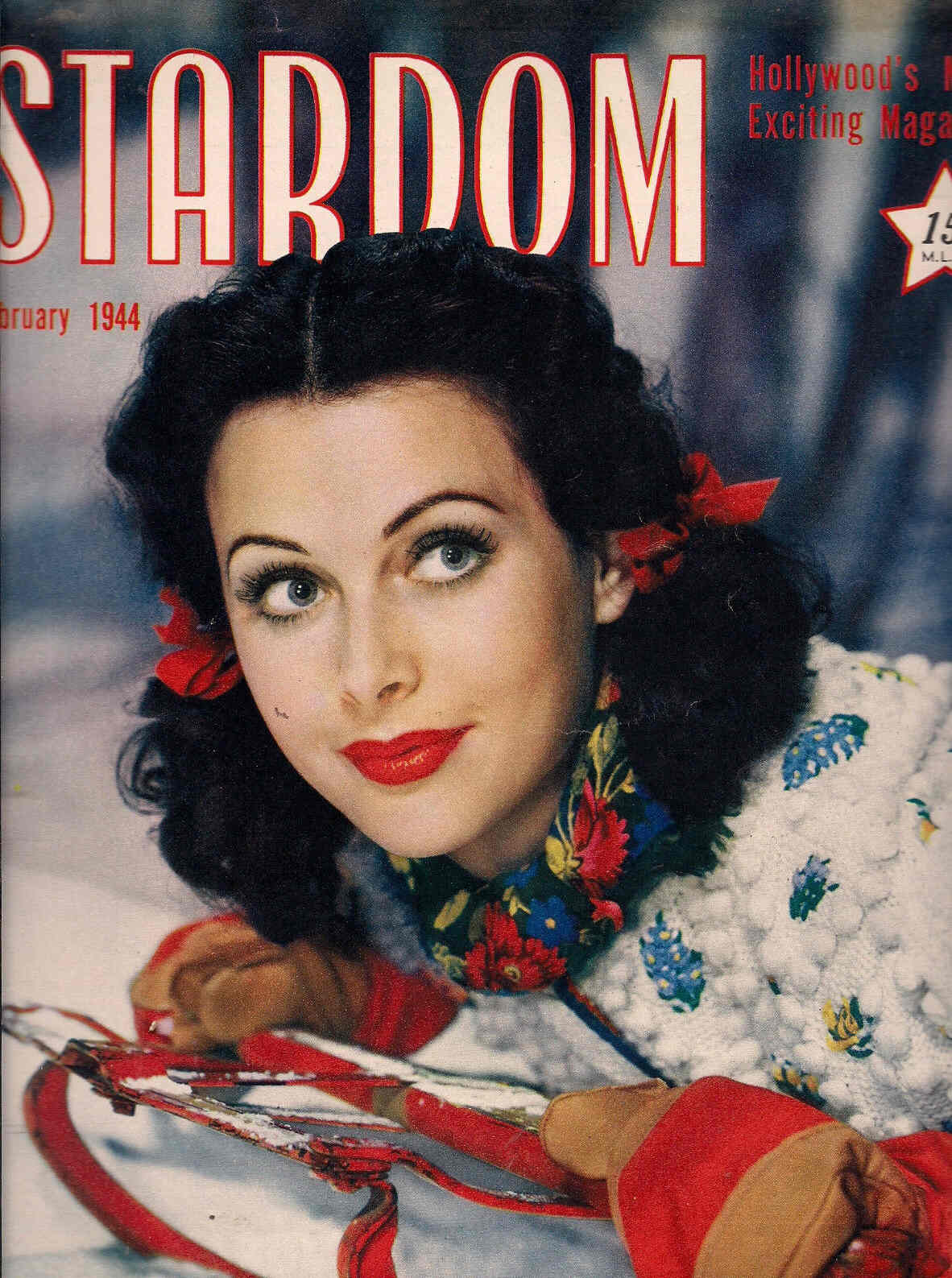 STARDOM (40s) magazine side cover February 1944