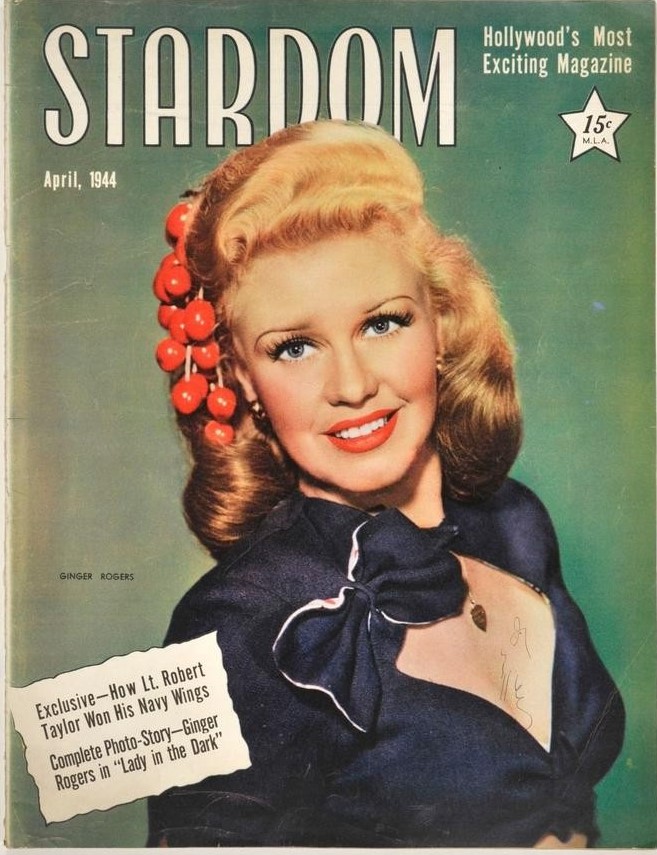 STARDOM (40s) magazine side cover April 1944