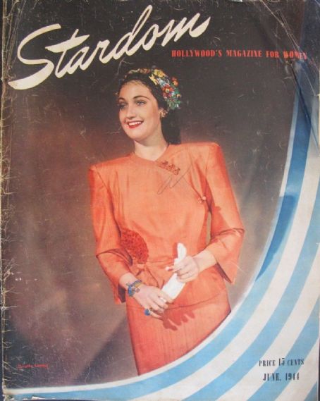 STARDOM (40s) magazine side cover June 1944