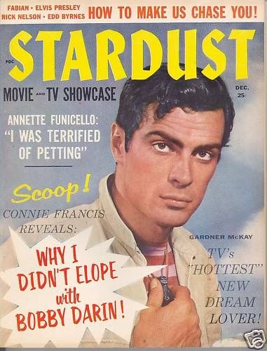 STARDUST (USA) magazine side cover Issue 4 December 1959