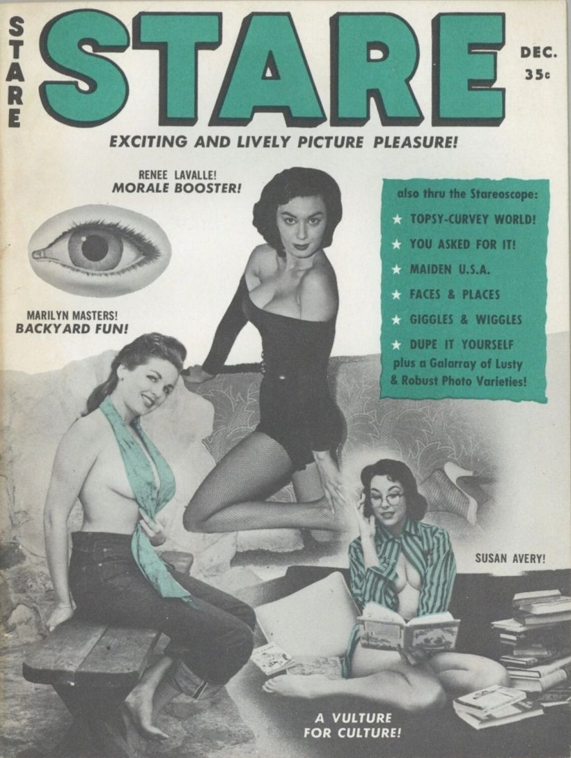 STARE magazine side cover  December 1957