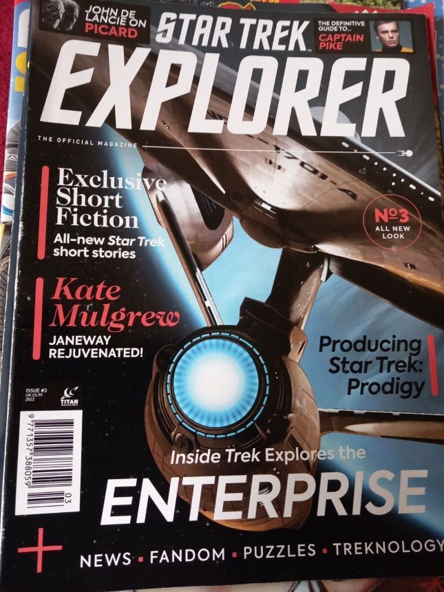 STAR TREK EXPLORER UK magazine side cover Issue 3   2022