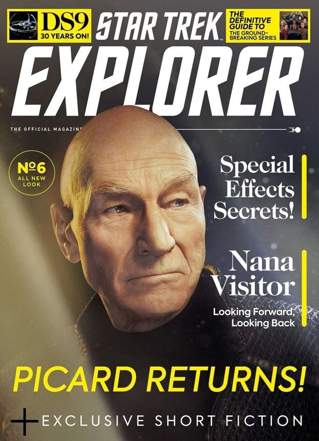 STAR TREK EXPLORER UK magazine side cover Issue 6  April 2023