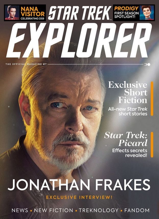 STAR TREK EXPLORER UK magazine side cover Issue 7  July 2023