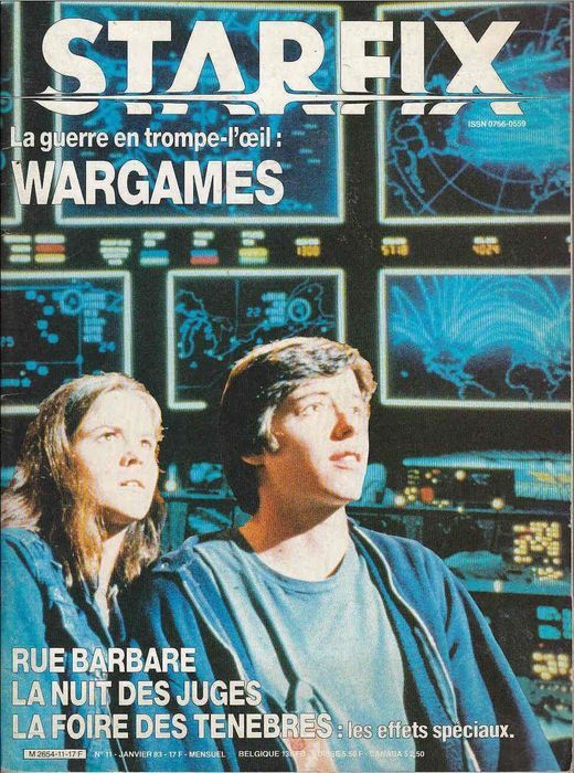 STARFIX magazine side cover Issue 11 January 1984