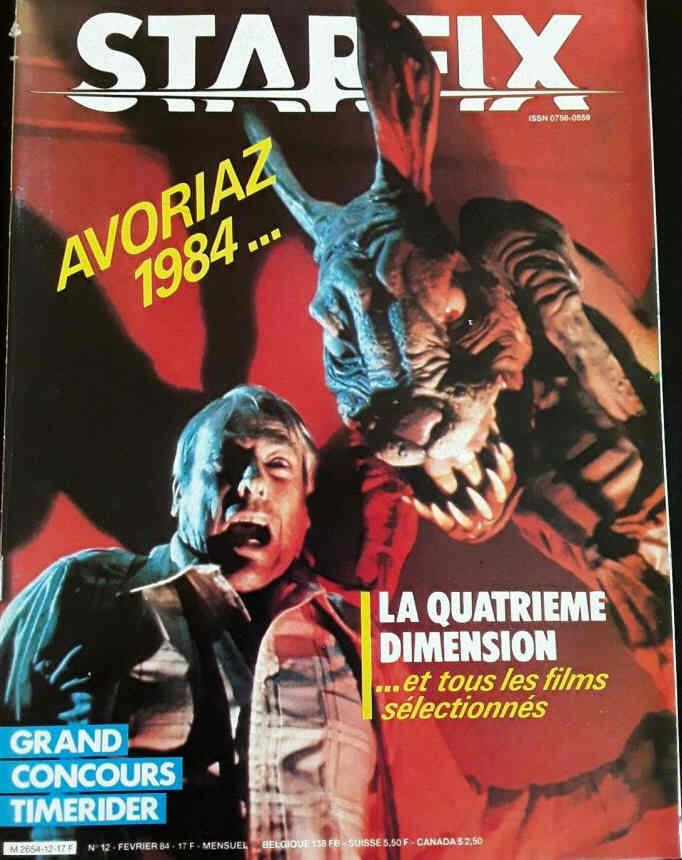 STARFIX magazine side cover Issue 12 February 1984