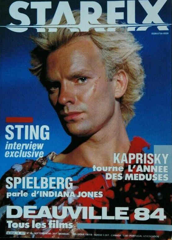 STARFIX magazine side cover Issue 18 August/September 1984
