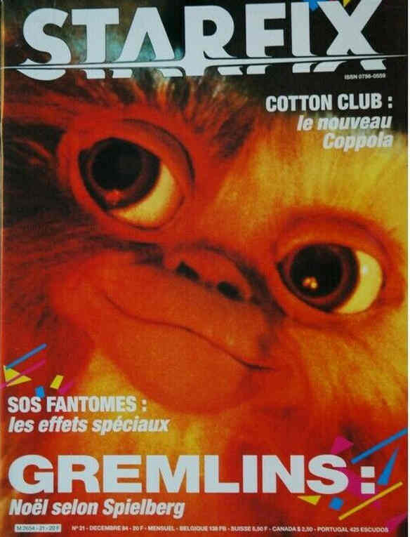 STARFIX magazine side cover Issue 21 December 1984