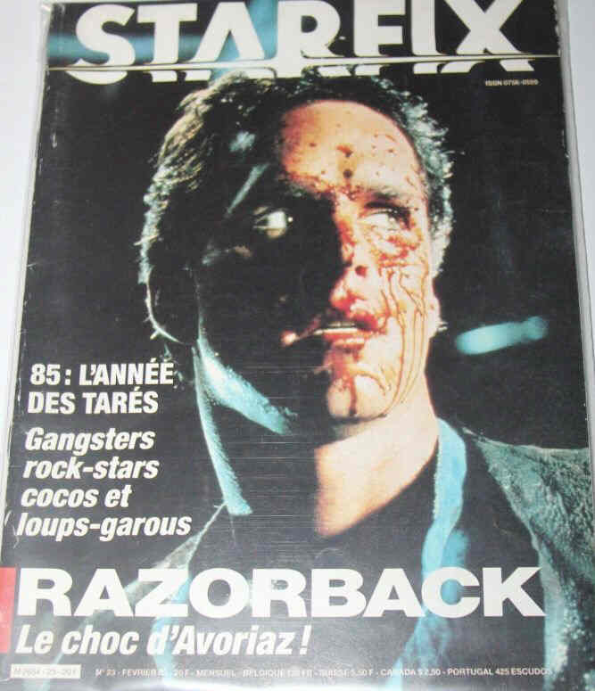 STARFIX magazine side cover Issue 23 February 1985