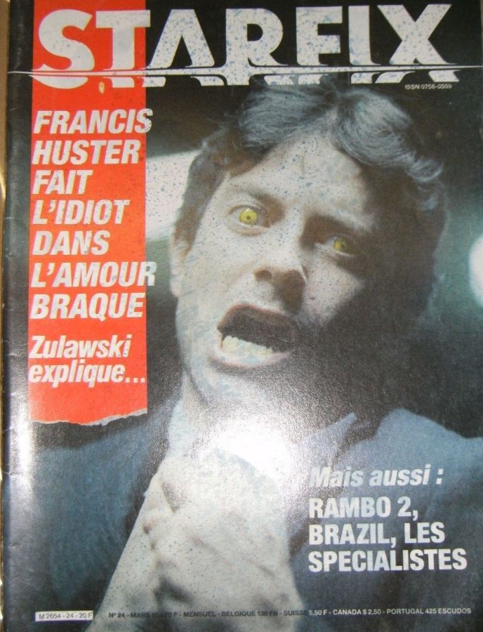 STARFIX magazine side cover Issue 24 March 1985