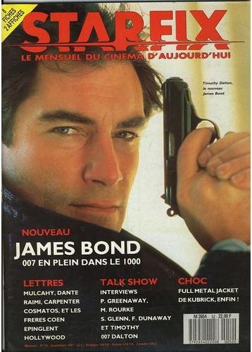 STARFIX magazine side cover Issue 52 September 1987