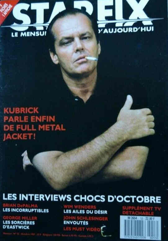 STARFIX magazine side cover Issue 53 October 1987