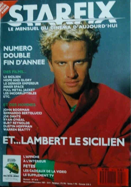 STARFIX magazine side cover Issue 54/55 November/December 1987