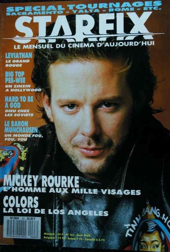 STARFIX magazine side cover Issue 63 August 1988