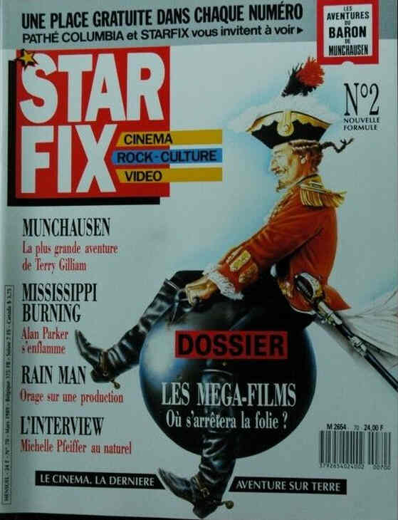 STARFIX magazine side cover Issue 70 March 1989