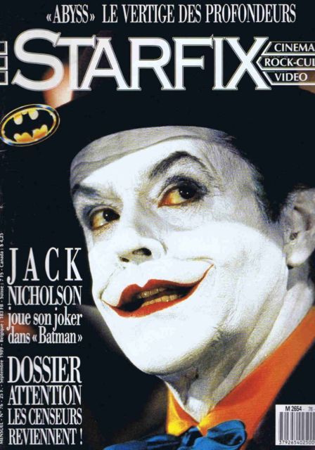 STARFIX magazine side cover Issue 76 September 1989