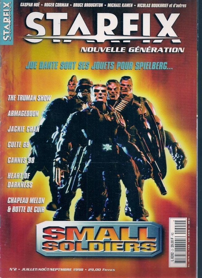 STARFIX NOUVELLE GENERATION magazine side cover Issue 2  July/September 1998