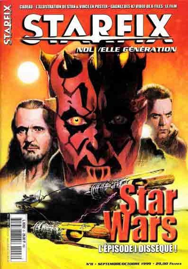 STARFIX NOUVELLE GENERATION magazine side cover Issue 8  September/October 1999
