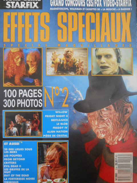STARFIX magazine side cover December/Special Issue 1988