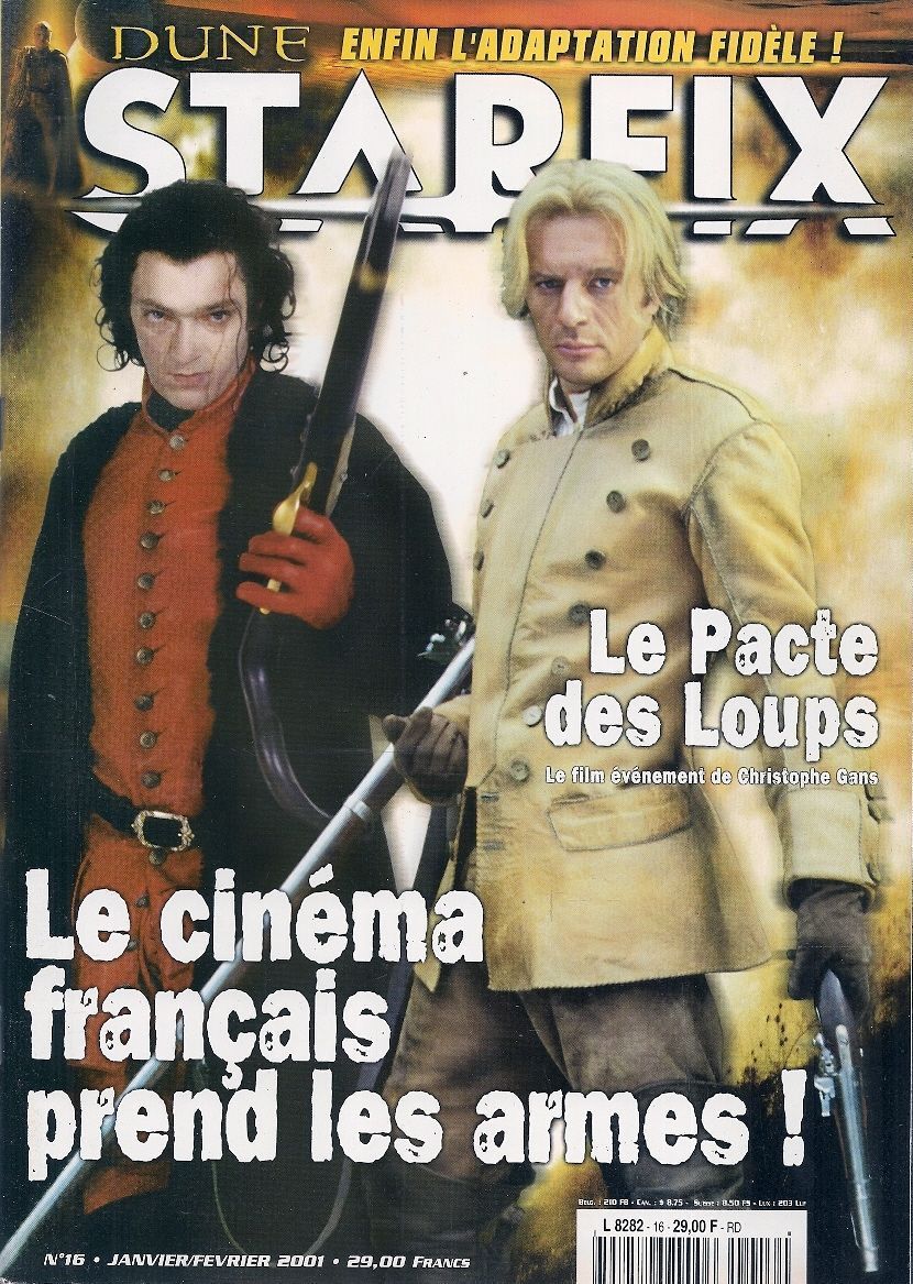 STARFIX NOUVELLE GENERATION magazine side cover Issue 16 January/February 2001