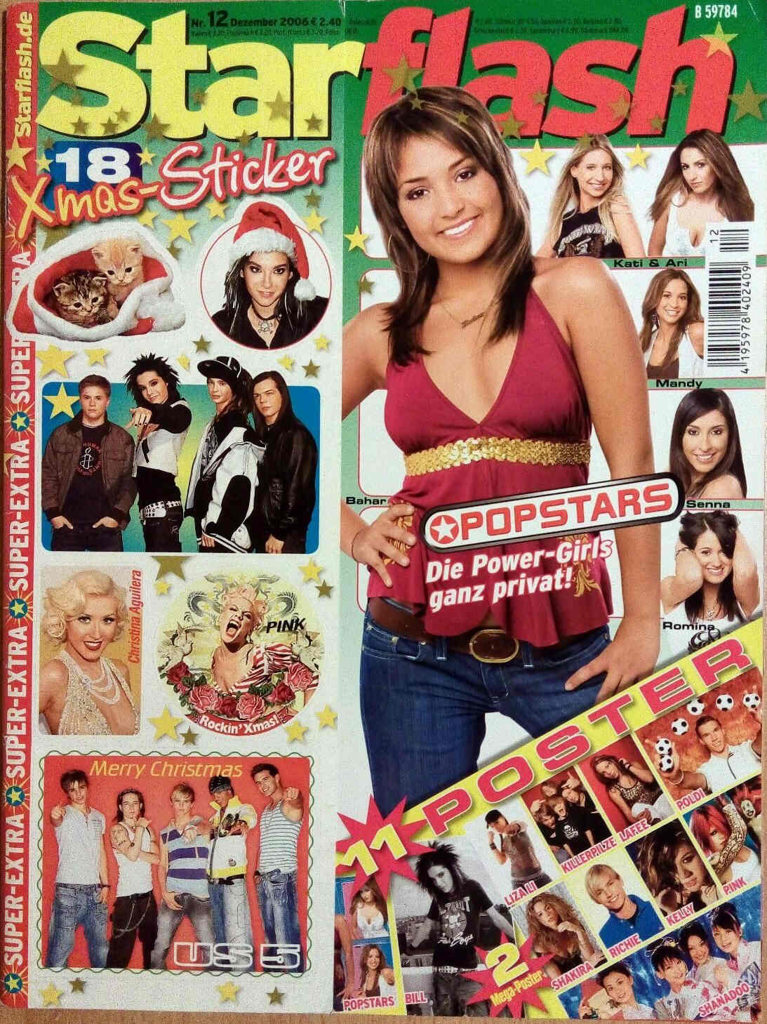 STARFLASH magazine side cover December 2006