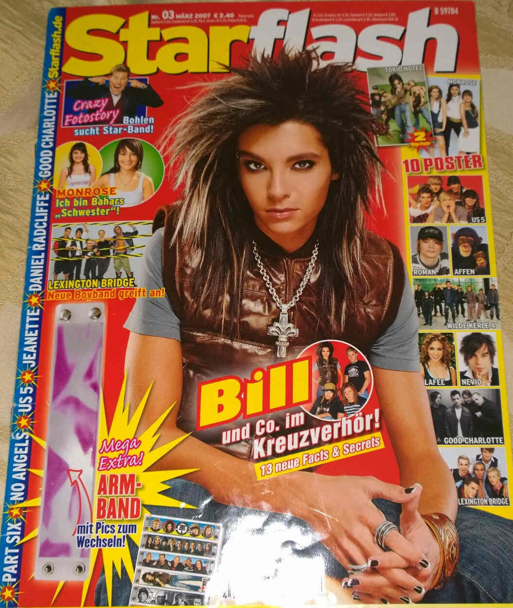 STARFLASH magazine side cover March 2007