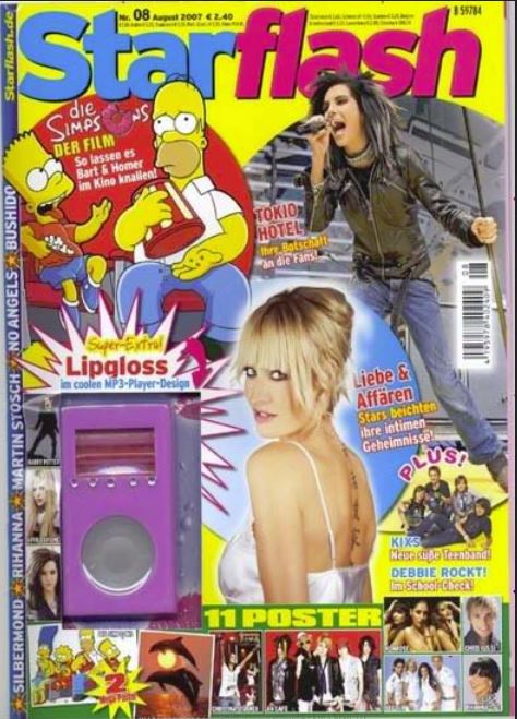 STARFLASH magazine side cover August 2007