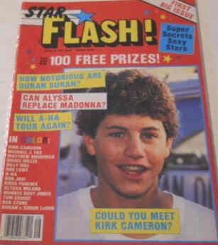 STARFLASH magazine side cover April 1987