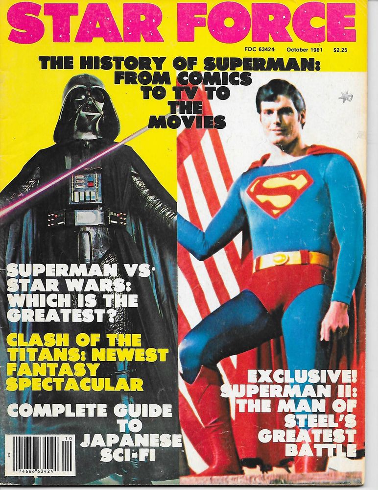 STAR FORCE magazine side cover  Vol 2 No 5 October 1981