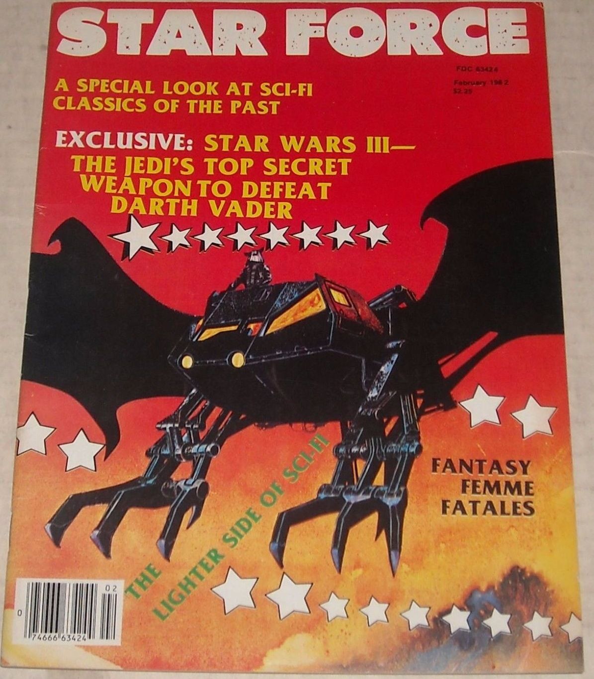 STAR FORCE magazine side cover February 1982