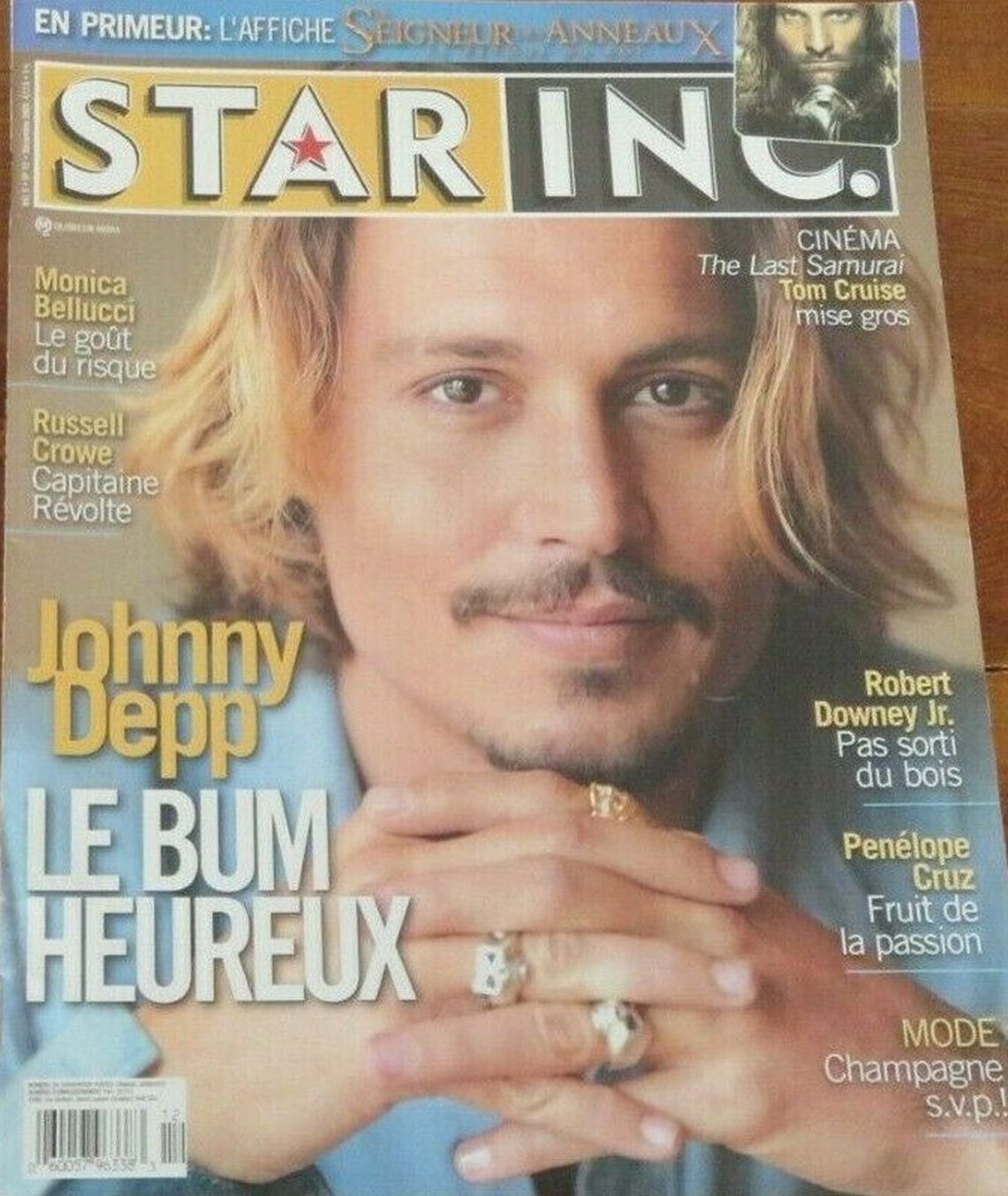 STAR INC. magazine side cover December 2003