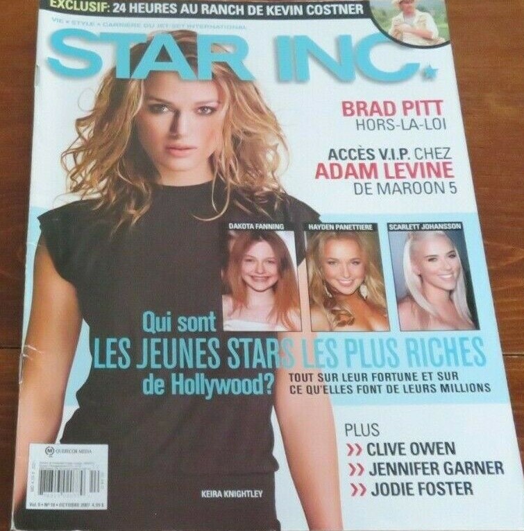 STAR INC. magazine side cover October 2007