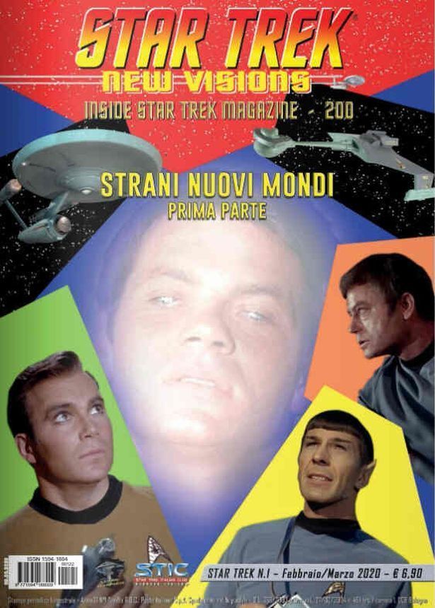 INSIDE STAR TREK magazine side cover Issue 200  February/March 2020