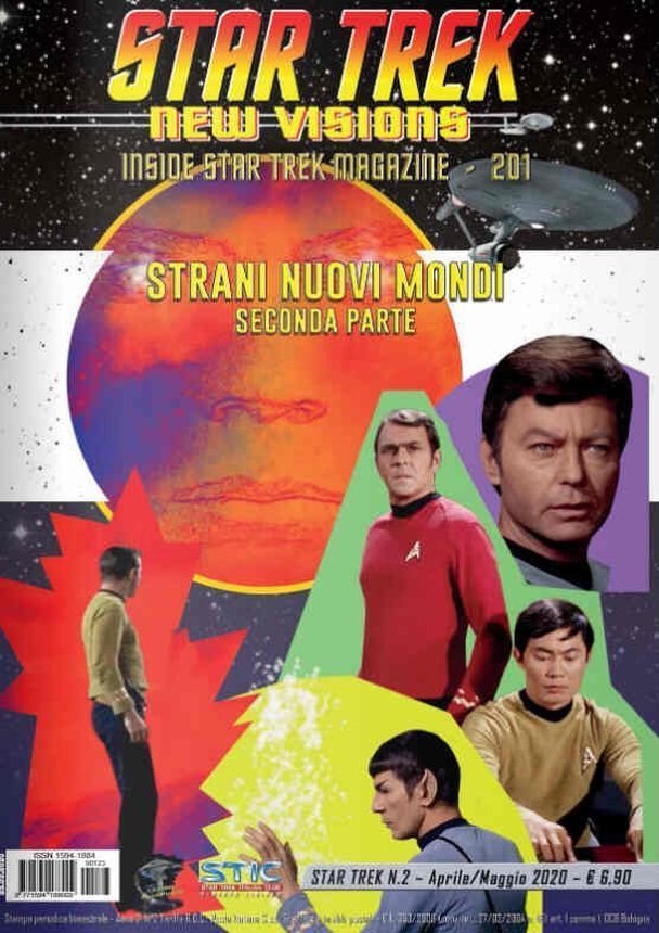 INSIDE STAR TREK magazine side cover Issue 201  April/May 2020