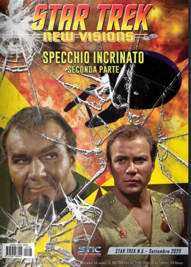 INSIDE STAR TREK magazine side cover Issue 204  September 2020