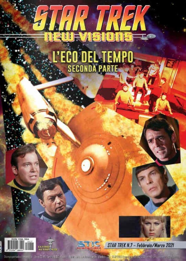 INSIDE STAR TREK magazine side cover Issue 206  February/March 2021