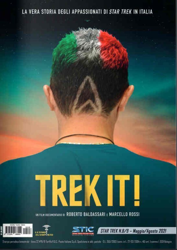INSIDE STAR TREK magazine side cover Issue 207-8  May/August 2021