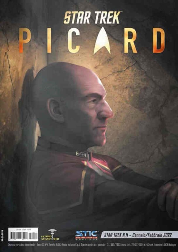 INSIDE STAR TREK magazine side cover Issue 210  January/February 2022