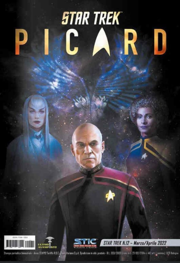 INSIDE STAR TREK magazine side cover Issue 211  March/April 2022