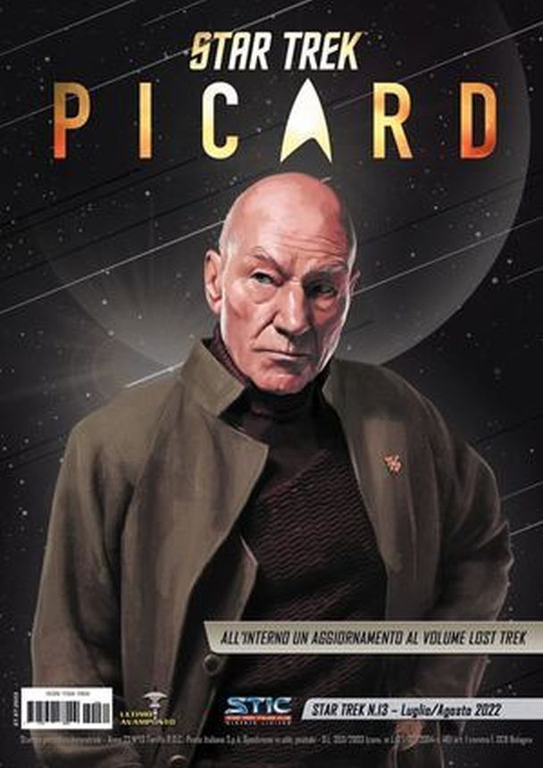 INSIDE STAR TREK magazine side cover Issue 212  July/August 2022
