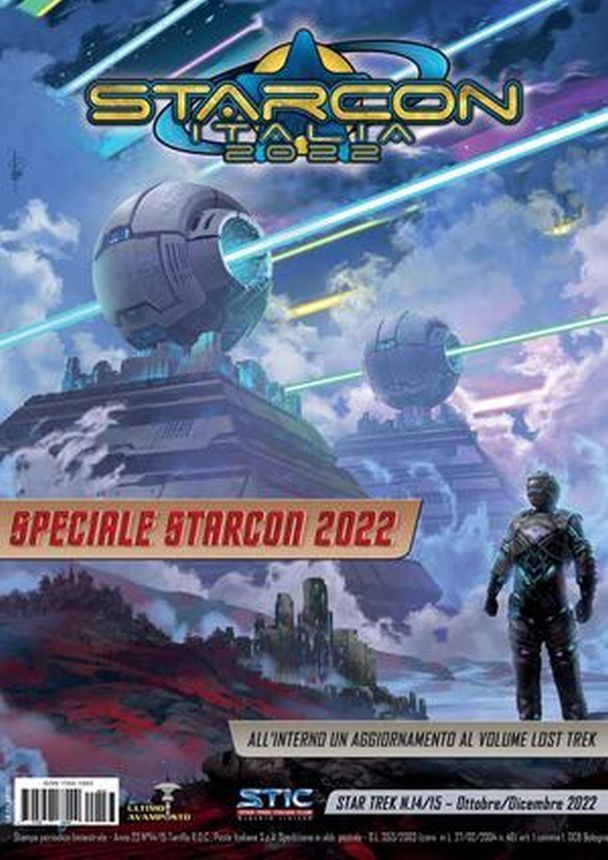 INSIDE STAR TREK magazine side cover Issue 213-4  October/December 2022
