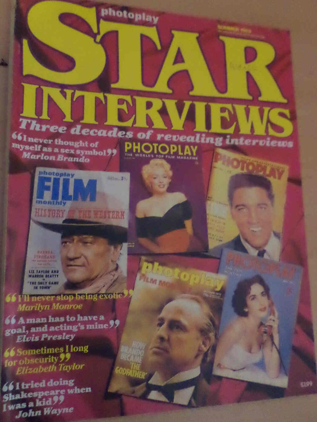 STAR INTERVIEWS magazine side cover Summer 1983