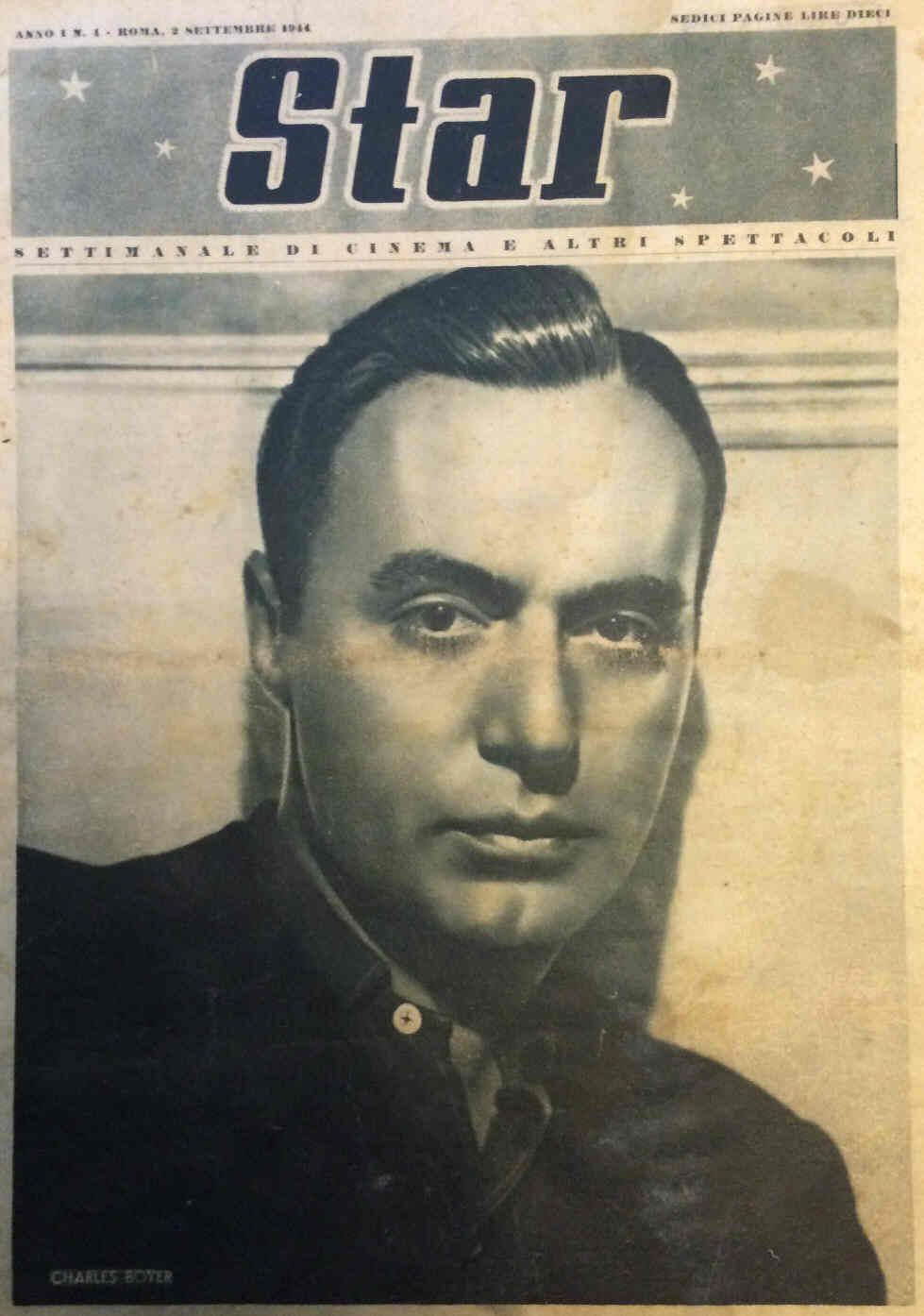 STAR (It 40s) magazine side cover Issue 4 2 September 1944