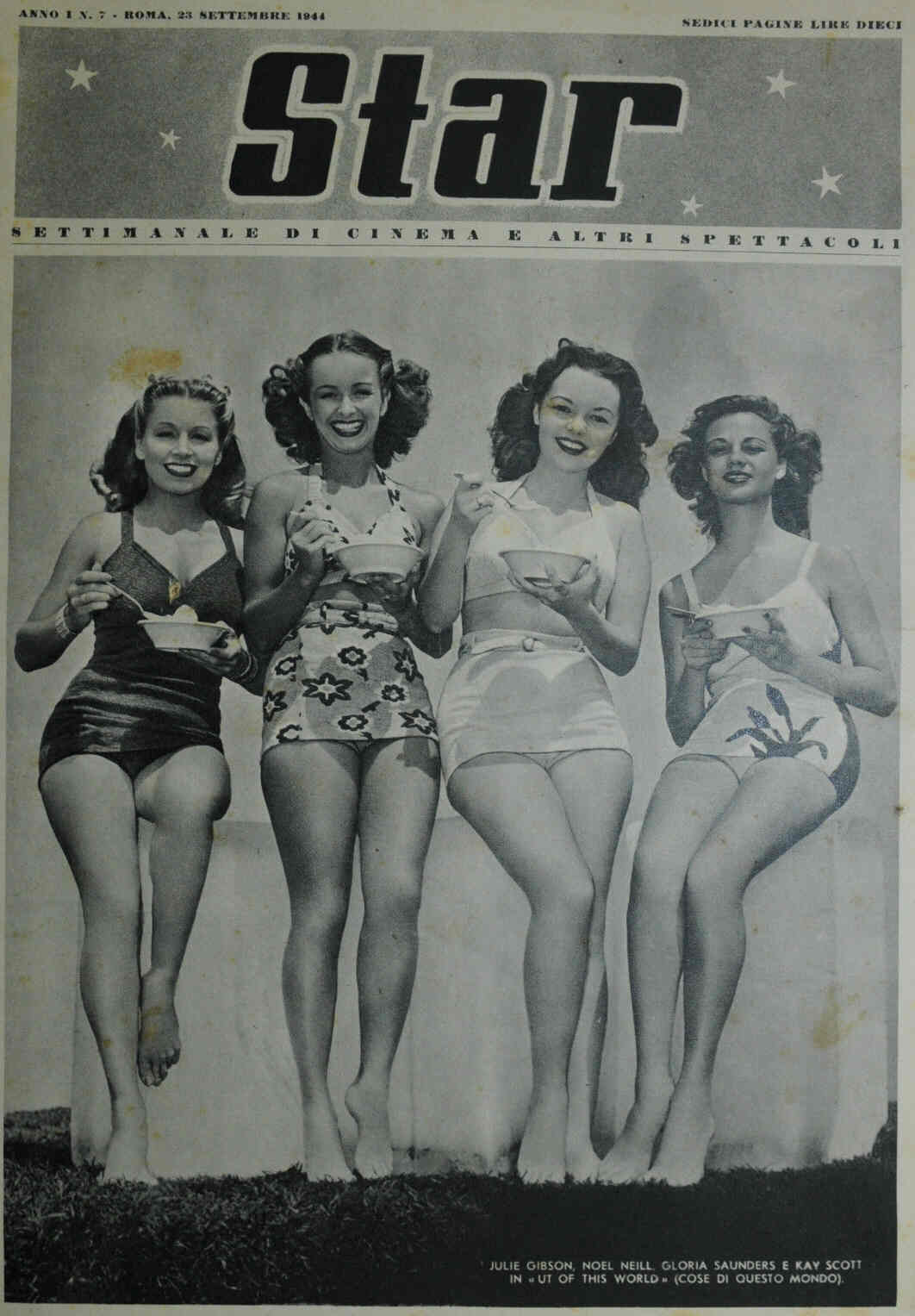 STAR (It 40s) magazine side cover Issue 7 23 September 1944